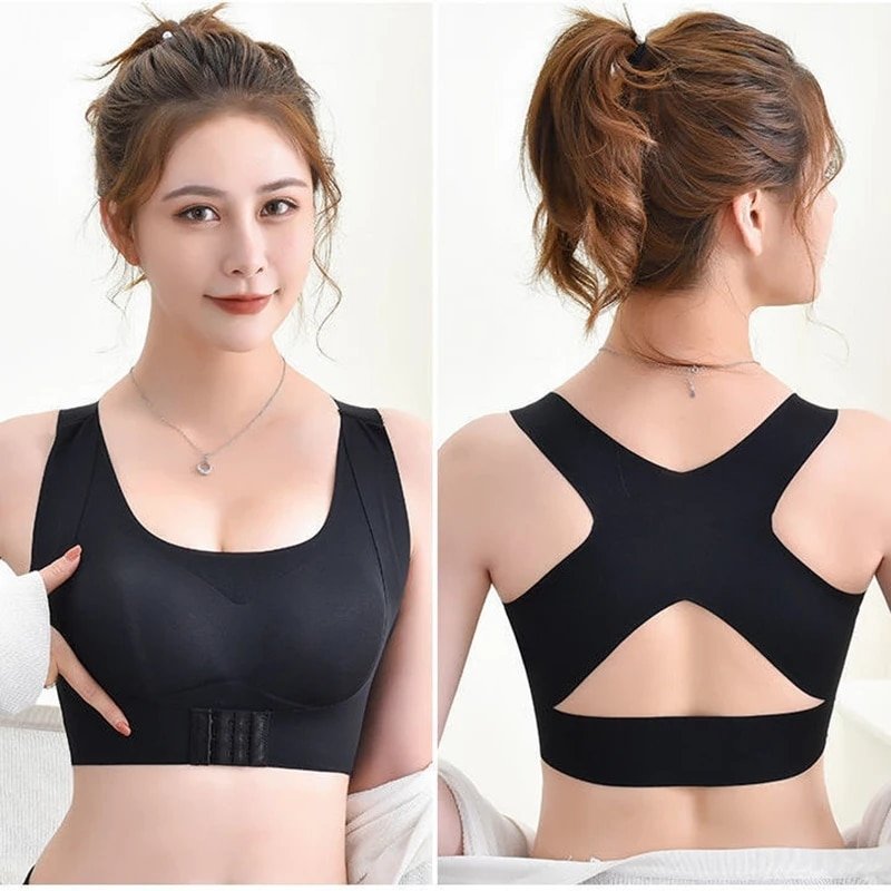 Women Sport Breast Back Brace Support Belt Orthopedic Posture Corrector Brace Shoulder Corrector Back Straightener Body Shaper