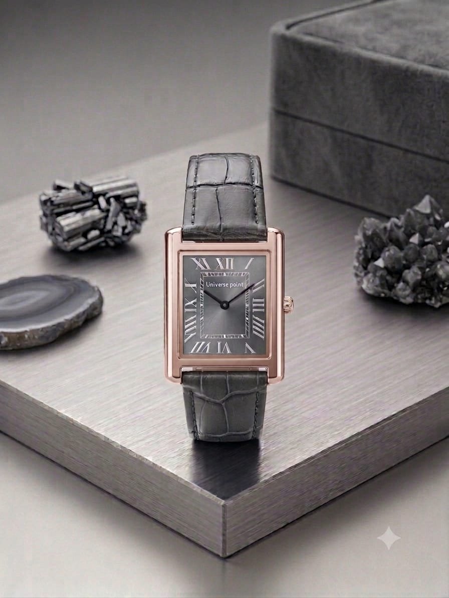 TANK Watch OLD MONEY Top Trending Watch for Men Boys - Premium Look Tank Watch with Leather Strap